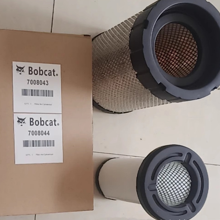 Bobcat S630 S650 Skid Steer Loader Air Filter Element 7008043 7008044 Diesel Filter Machine Filter